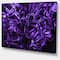 Designart - Purple Crystal Texture Design - Abstract Canvas Art Print